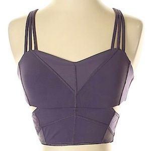 Lululemon Purple Sports Bra/Crop Top